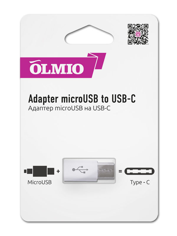 Адаптер microUSB to USB-C