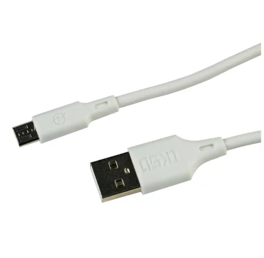 Кабель USB 2.0 - microUSB, 1м, 2.1A